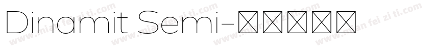 Dinamit Semi字体转换